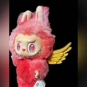 3D printed angel wings for Labubu doll and pin for love (doll not included)